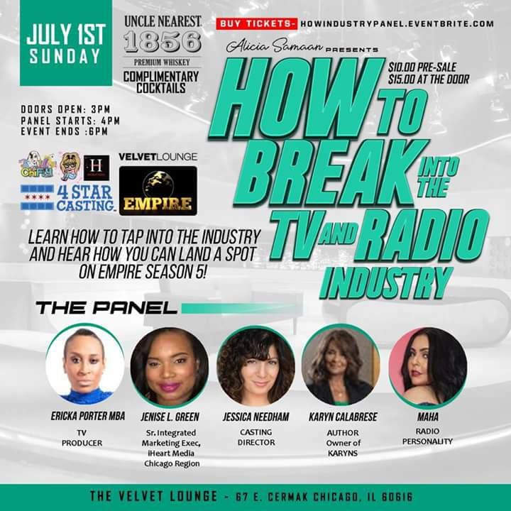 Chicago: How to break in the TV & Radio Industry Panel Networking Event